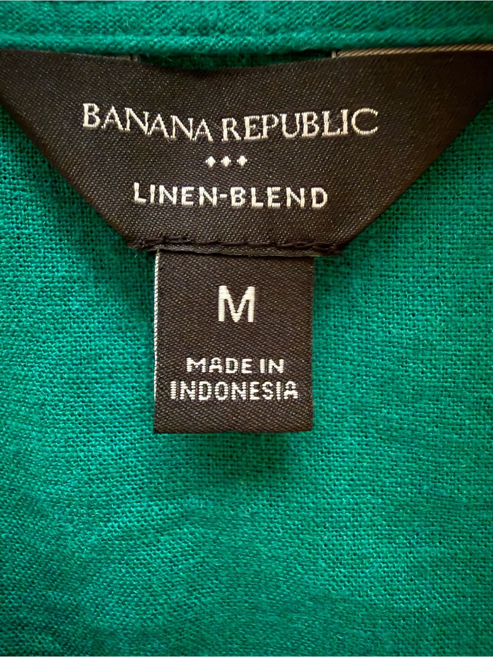 Banana Republic Factory LINEN-BLEND PINTUCK-WAIST TOP - Picture 3 of 5